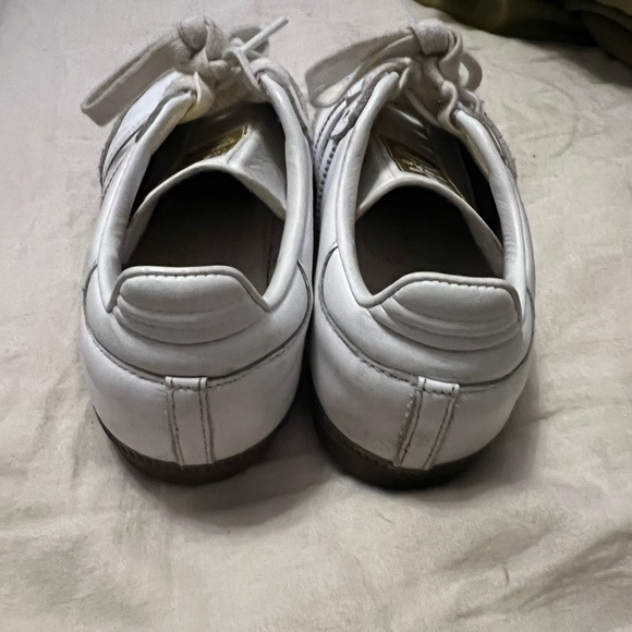 Adidas White and Tan Classic Sneakers - Picture 3 of 5